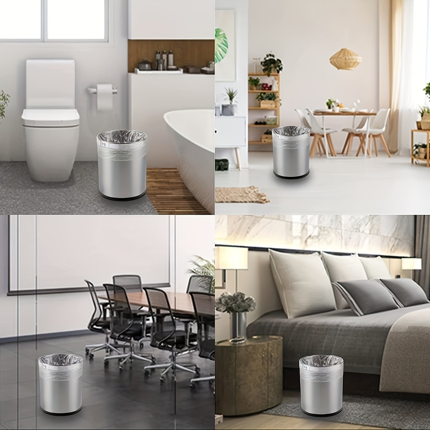 Garbage Bags-5 Rolls-100pcs, Vest Garbage Bags Thickened Household Plastic Bags, Portable Garbage Bags, Also Suitable For Office