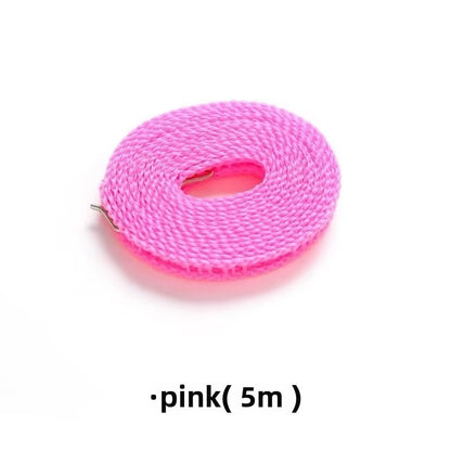 5 Meter Multifunctional Clothesline For Indoor And Outdoor Use. It's A Sturdy, Windproof Clothesline That's Perfect For Drying Laundry