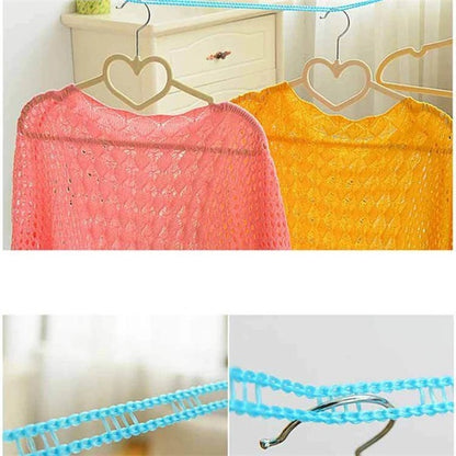 5 Meter Multifunctional Clothesline For Indoor And Outdoor Use. It's A Sturdy, Windproof Clothesline That's Perfect For Drying Laundry