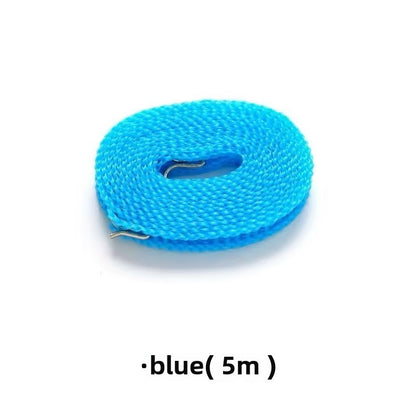 5 Meter Multifunctional Clothesline For Indoor And Outdoor Use. It's A Sturdy, Windproof Clothesline That's Perfect For Drying Laundry