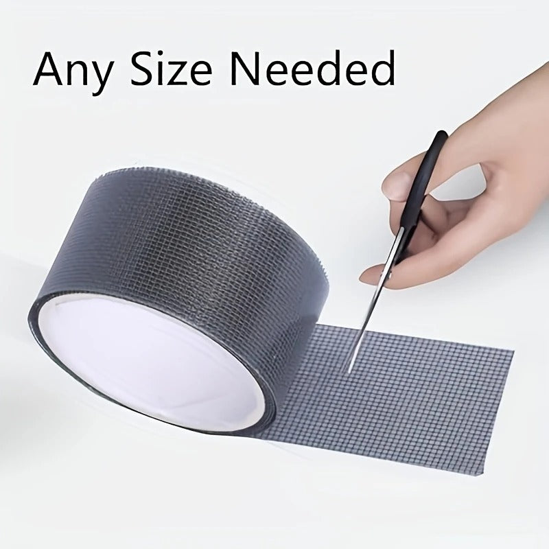 2 Pieces Of Screen Window Repair Patches. They Have Strong Adhesion To Prevent Falling Off And Can Repair Holes And Cracks.