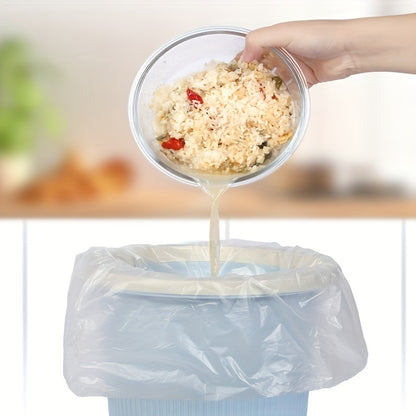 Garbage Bags-5 Rolls-100pcs, Vest Garbage Bags Thickened Household Plastic Bags, Portable Garbage Bags, Also Suitable For Office