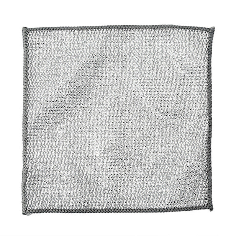 Steel Wire Ball Cloth Kitchen Cleaning Dishcloth | Metal Wire Dishwashing Cloths Towels Scrubs Cleans, Premium Scrubbing Wire Dishwashing Rags Non-Scratch Wire Dishcloth For Dishes, Sinks